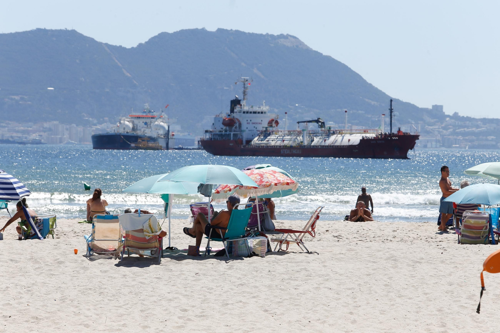 Las fotos del último domingo de playa de agosto en el Campo de Gibraltar