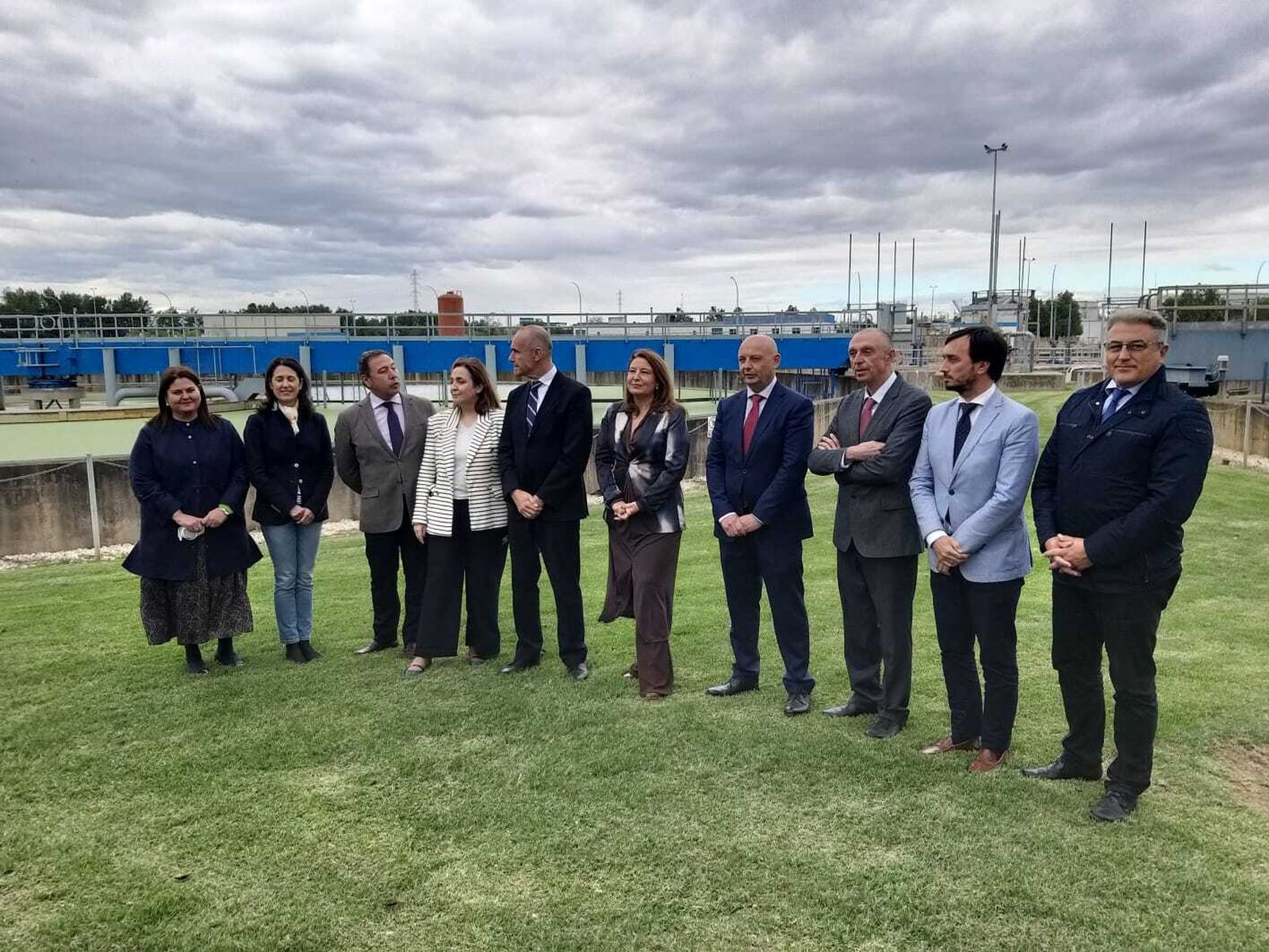 Crespo afirma que la nueva EDAR El Copero marcará “una revolución en el tratamiento de aguas residuales del área metropolitana de Sevilla”