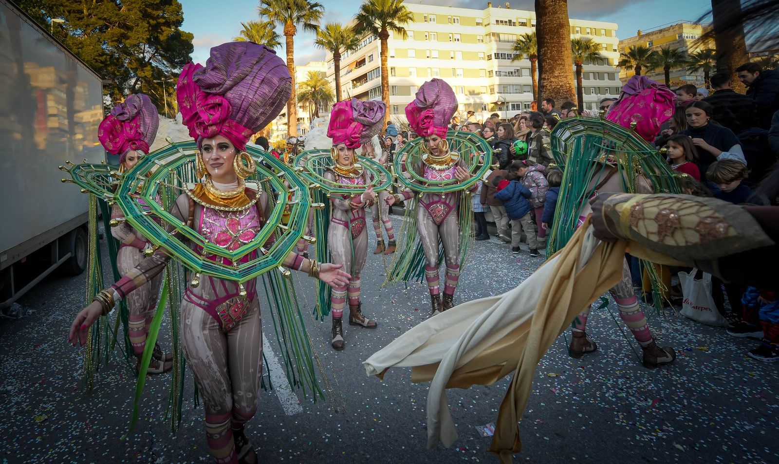 Imágenes de la cabalgata de Reyes Magos en Jerez