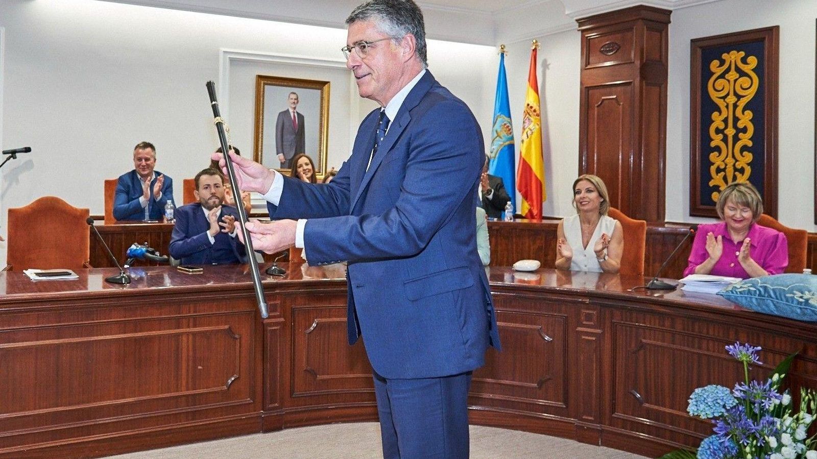José Alberto Armijo, alcalde de Nerja. José Alberto Armijo, alcalde de Nerja.