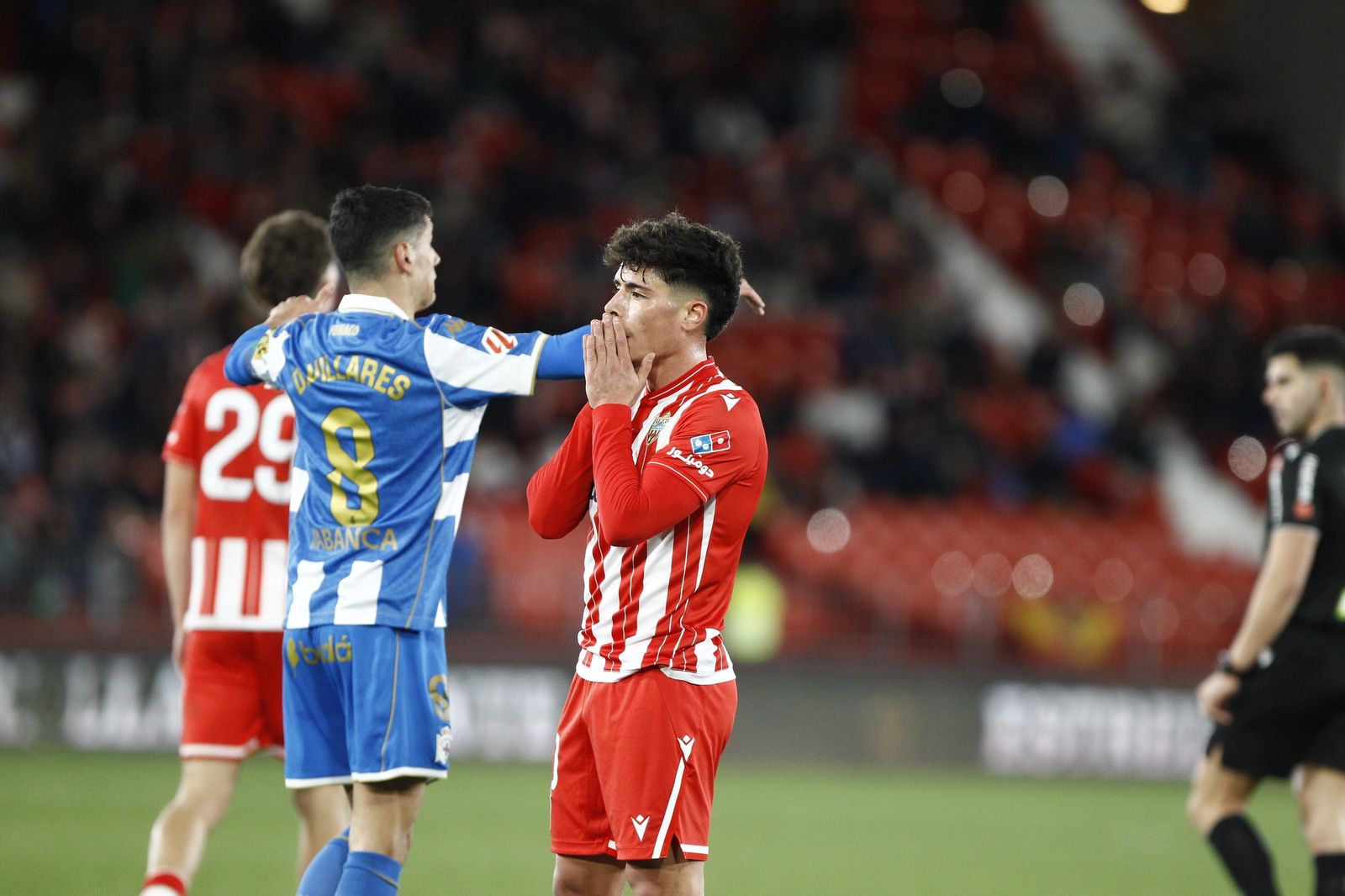 Las fotos del partido U.D. Almería - Deportivo de La Coruña