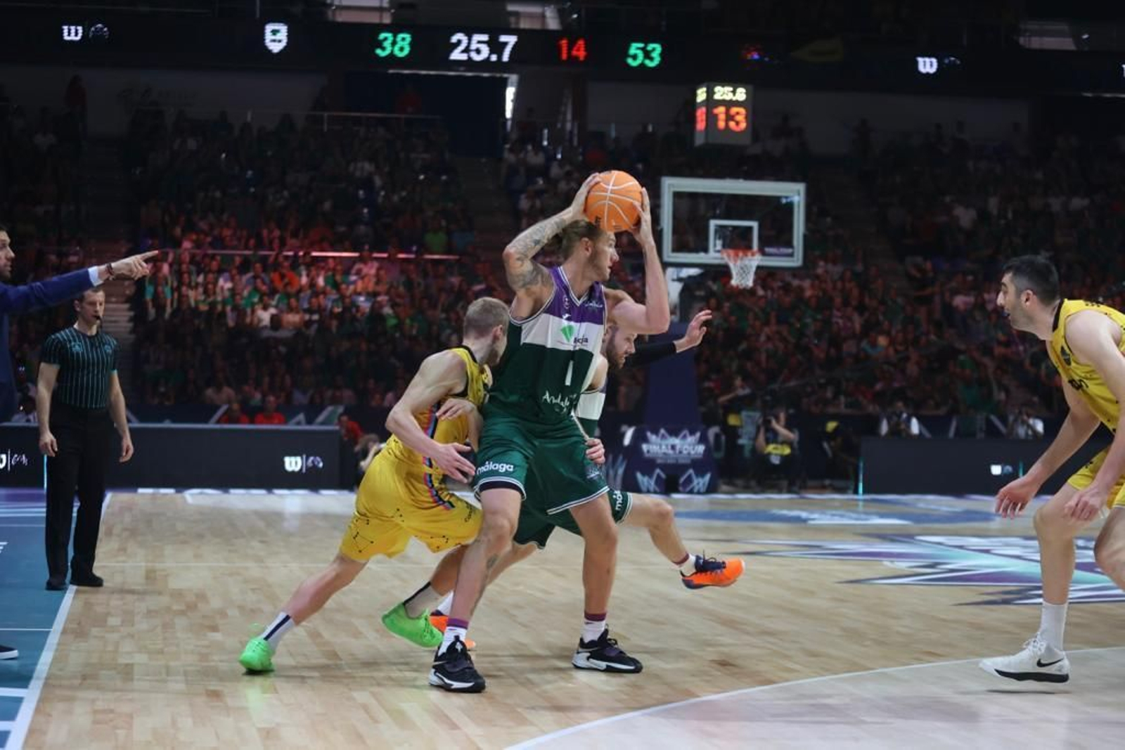 El Unicaja - Lenovo Tenerife, en fotos
