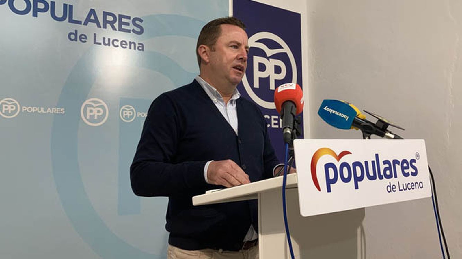 Francis Aguilar, portavoz del PP en el Ayuntamiento de Lucena.