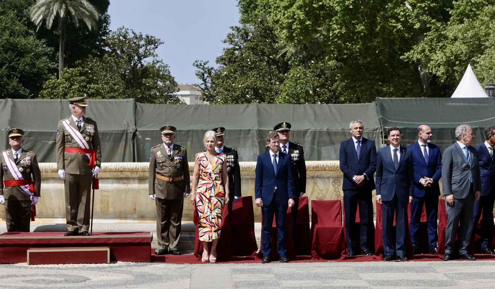 Jura de bandera de personal civil en Sevilla