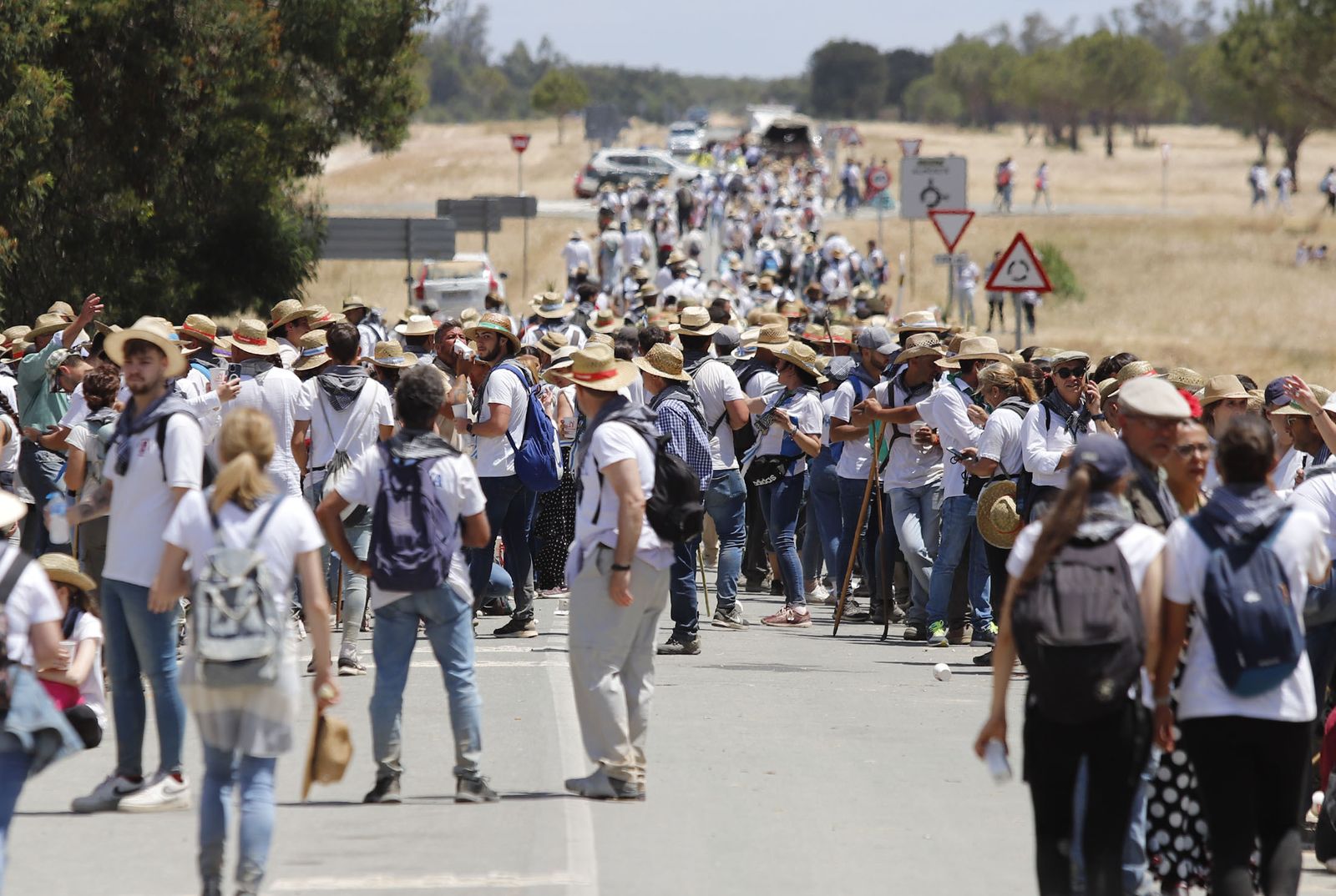 Todos los peregrinos de la Hermandad de Huelva, en imágenes