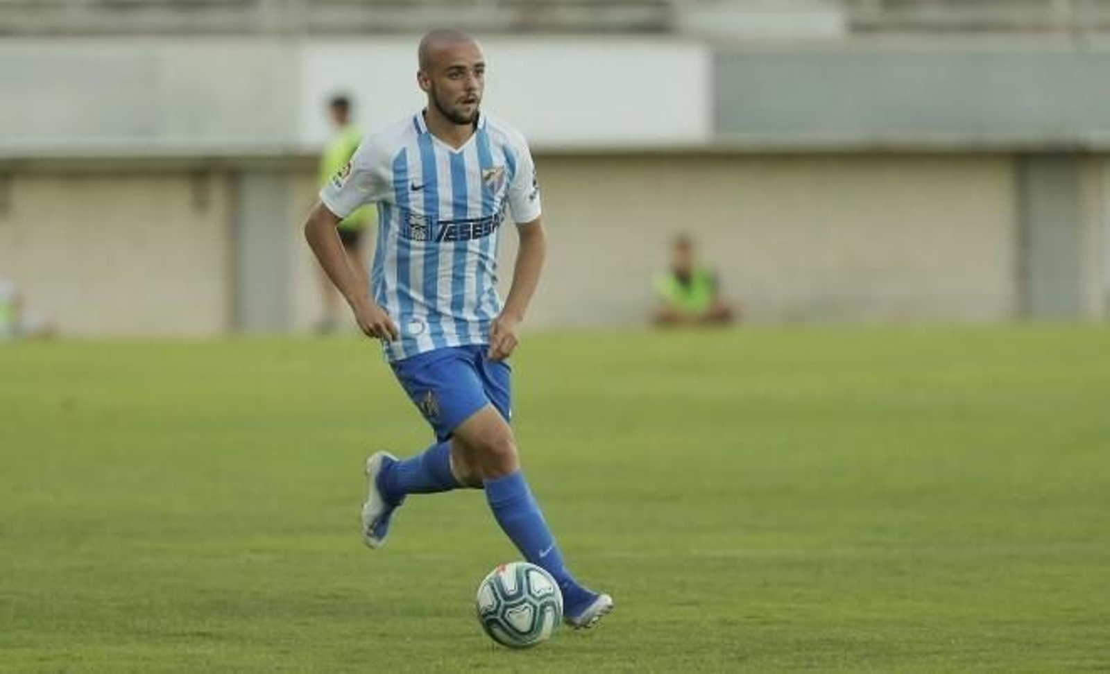 Ismael Casas durante el partido de pretemporada frente al Algeciras. Ismael Casas durante el partido de pretemporada frente al Algeciras.