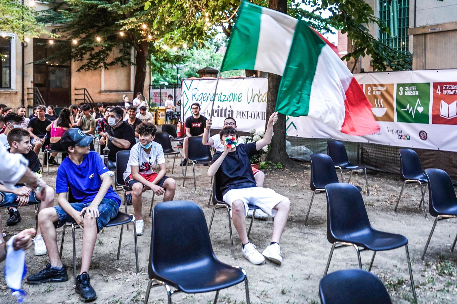 Las imágenes de la semifinal Italia-España de Eurocopa