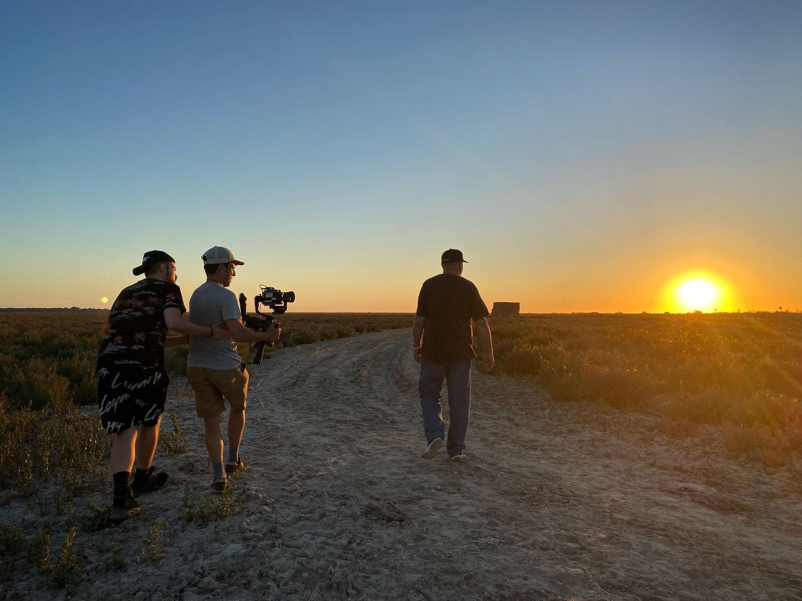 Un momento del rodaje del documental de Womack Studios.