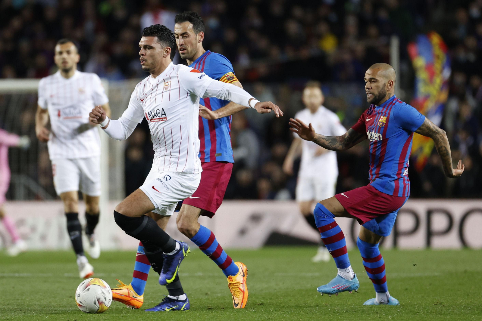 Rekik, en un lance del partido.