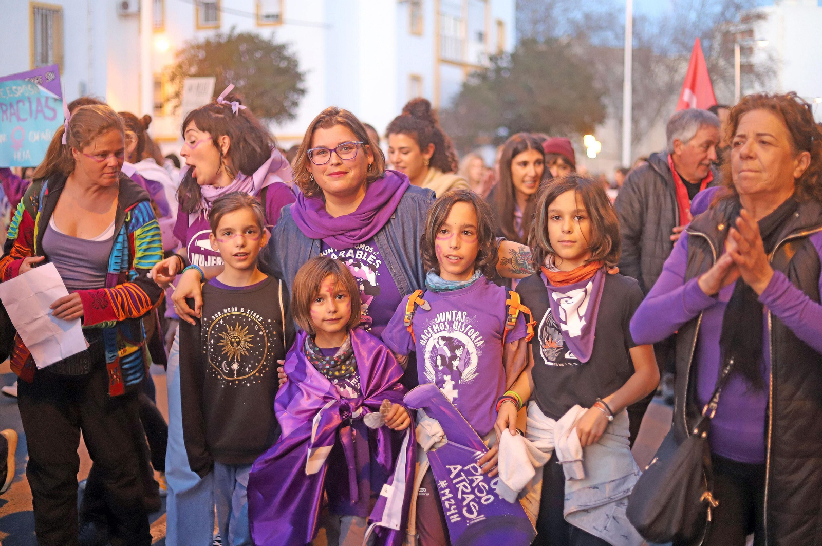 Imágenes de la manifestación del 8 de marzo, Día Internacional de la Mujer