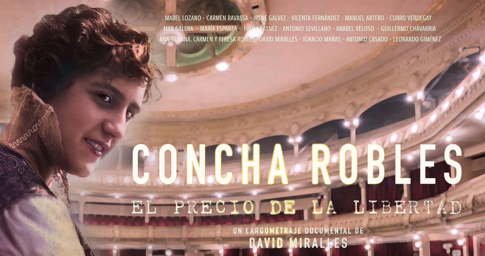 Cartel del documental sobre Concha Robles.