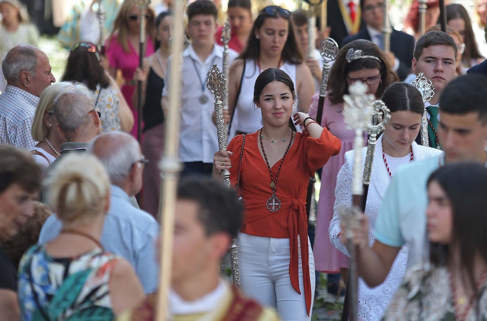 Las imágenes de la  celebración del Corpus Christi en Algeciras