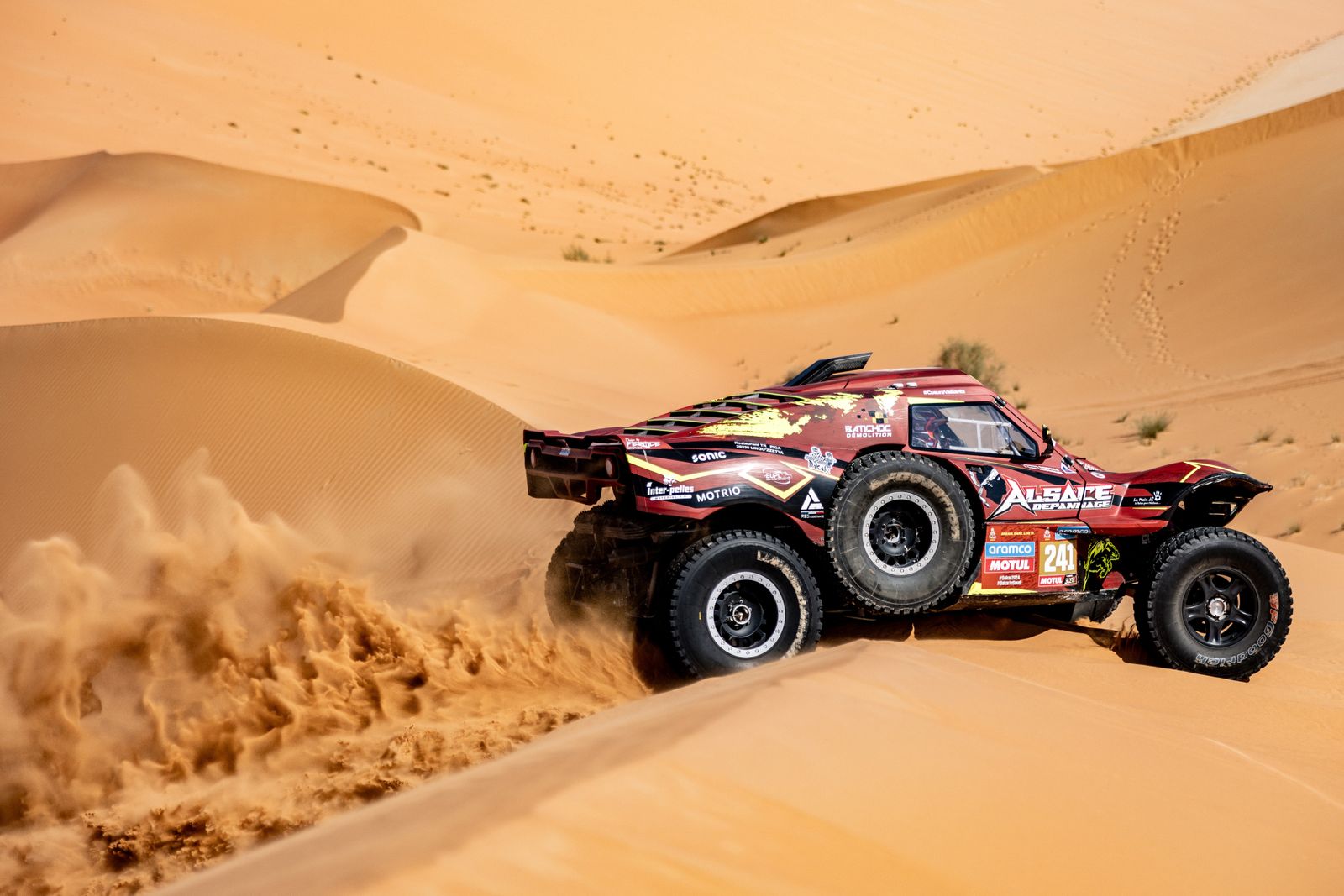 Las mejores fotos del Dakar por las dunas