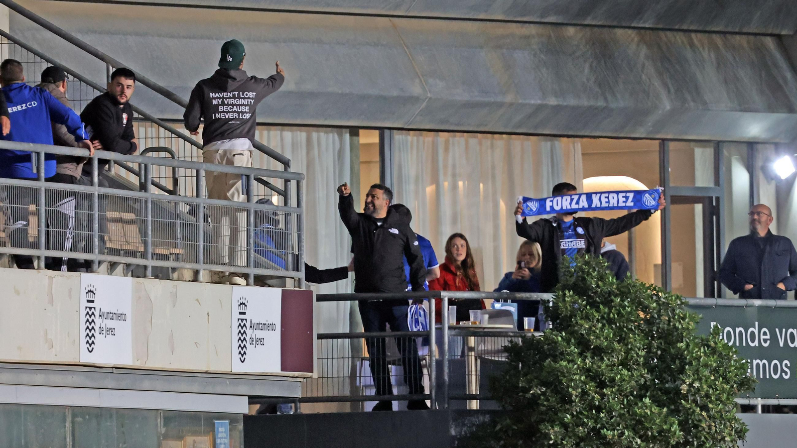 Imágenes del derbi entre Xerez CD y Xerez DFC en Chapín