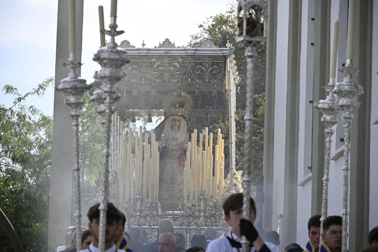 Extraordinaria de la Virgen del Valle de Huelva en imágenes