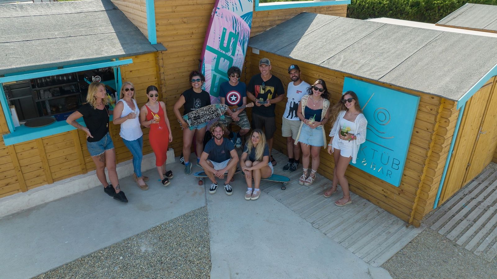 Equipo participante en el rodaje.