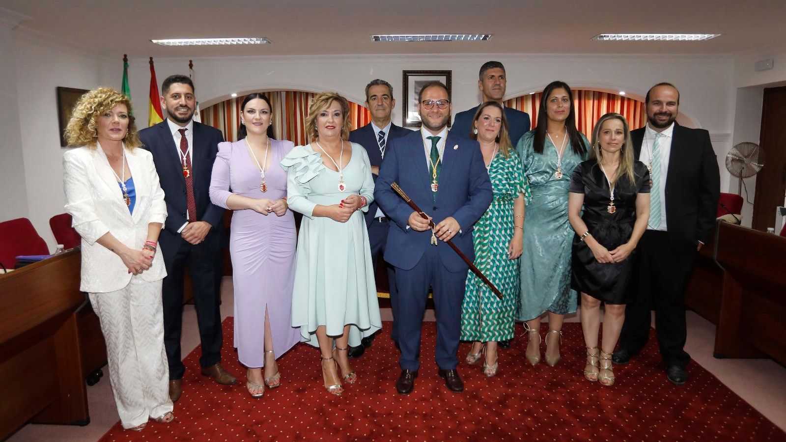 La nueva Corporación municipal de Castellar, al completo.