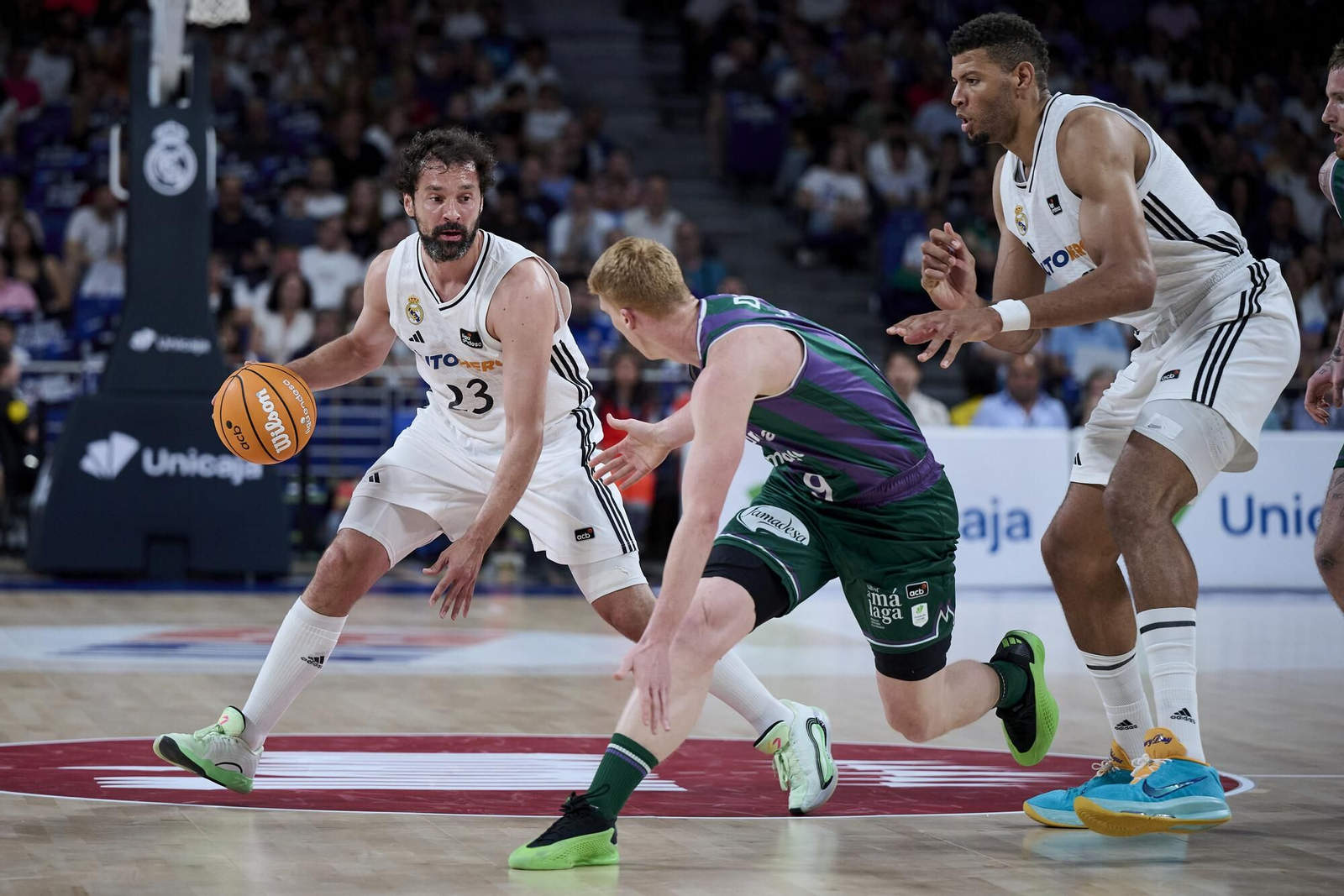 El Real Madrid-Unicaja en fotos