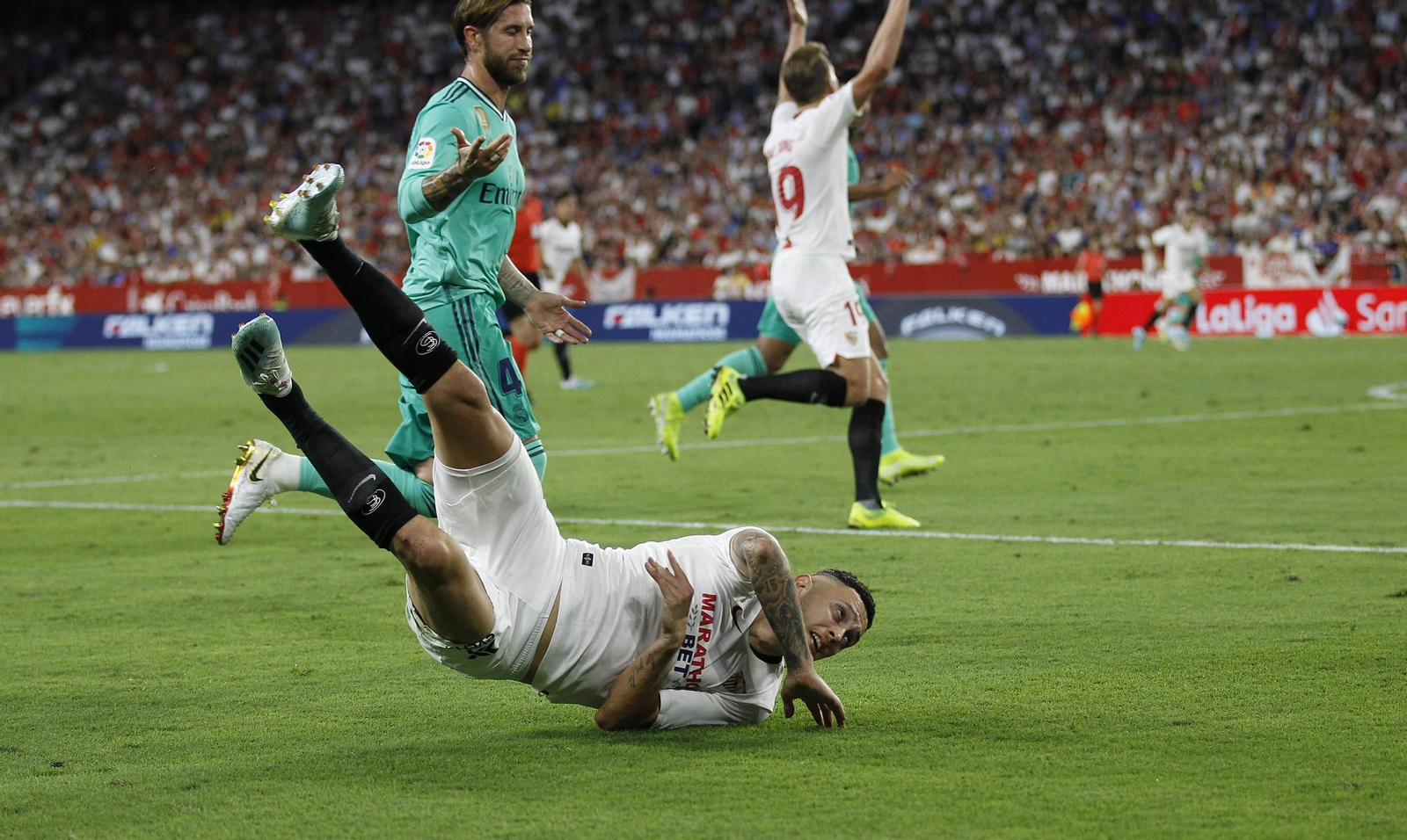 Las imágenes del Sevilla-Real Madrid