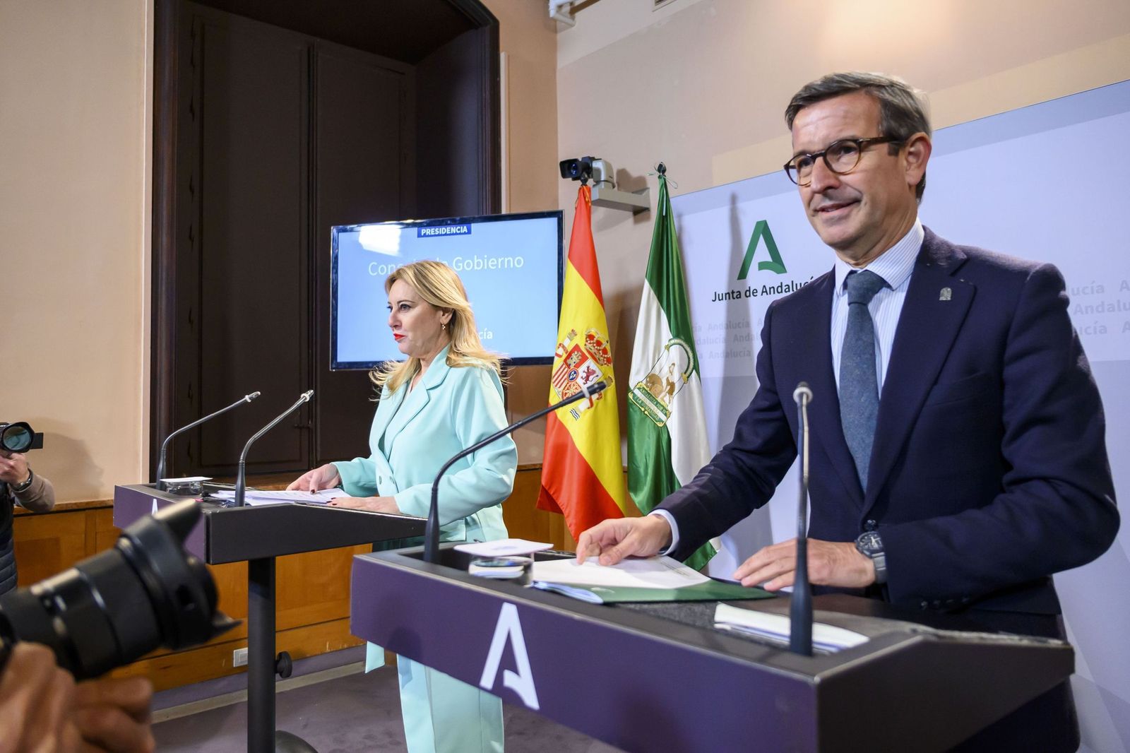 Rueda de prensa posterior al Consejo de Gobierno.