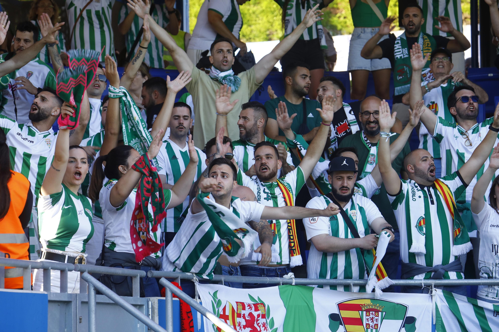 Así vivió la afición del Córdoba CF el partido ante el Barcelona Atlètic en el Estadio Johan Cruyff