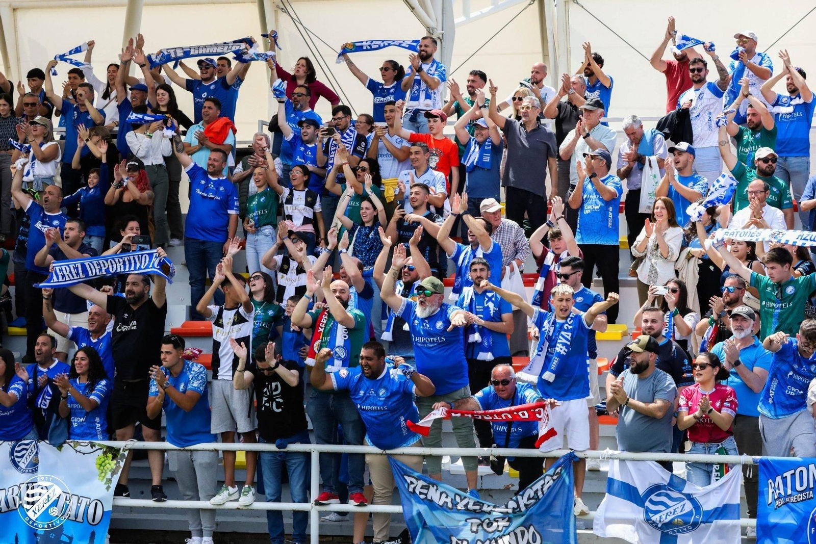 El Xerez DFC ha pedido a sus aficionados que vistan de azul en Pozoblanco.