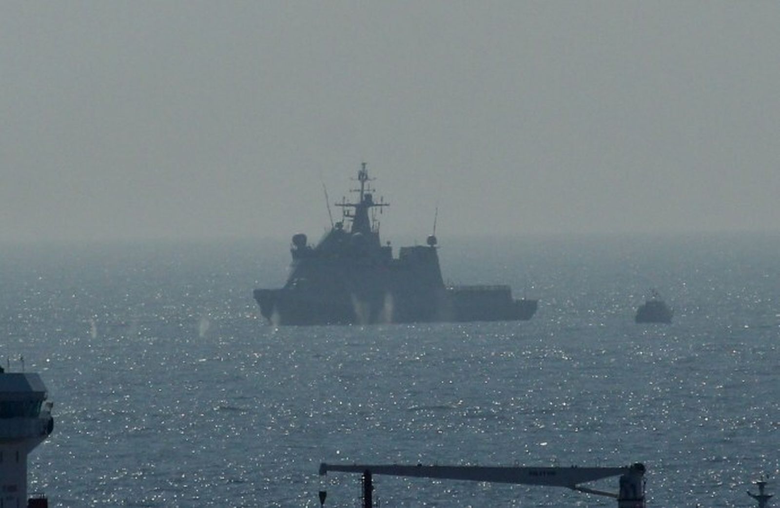 La imagen distribuida en redes sociales del momento de los disparos.