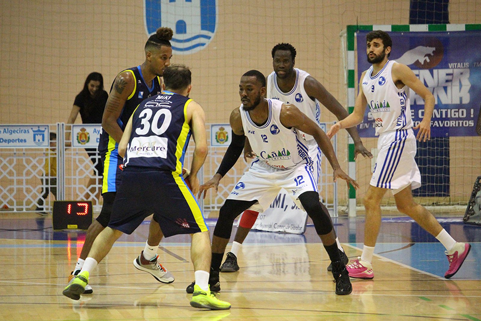 Partido del CB Marbella.