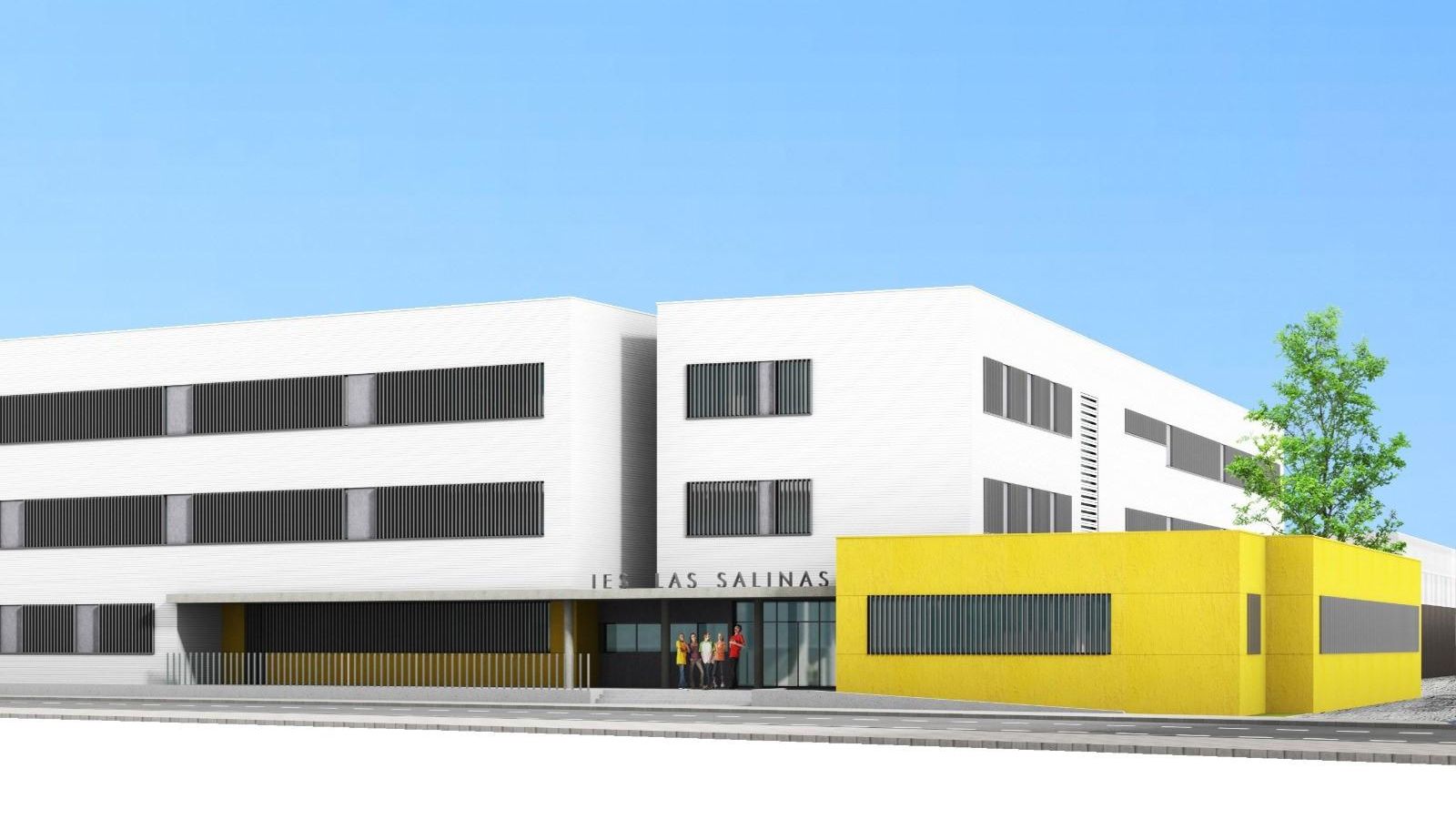 Proyecto del IES Las Salinas, en Roquetas de Mar.
