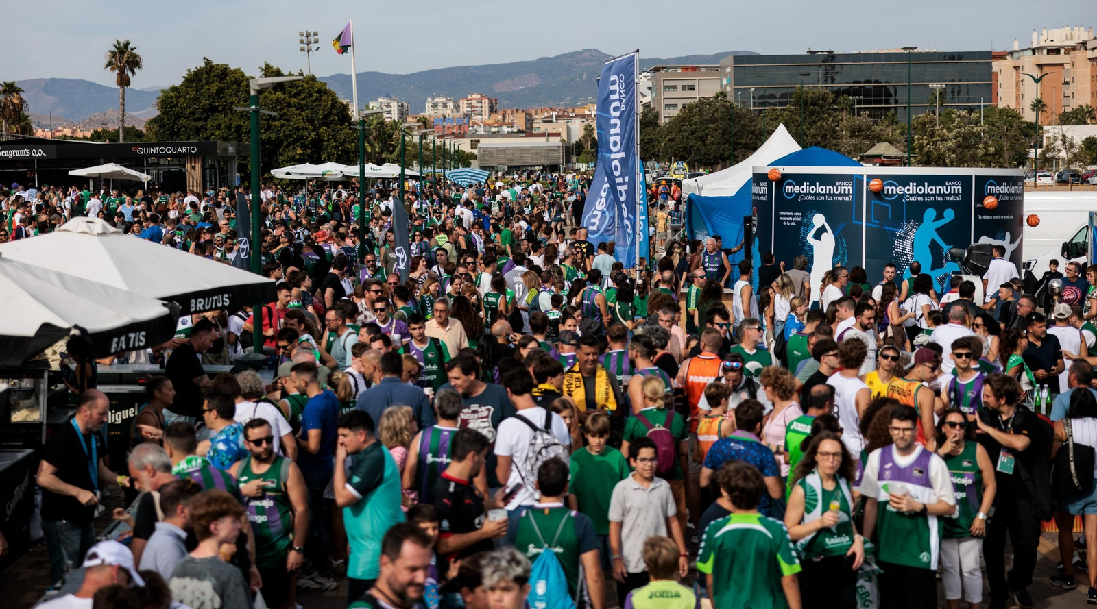 La Fan Zone de la Supercopa de Málaga