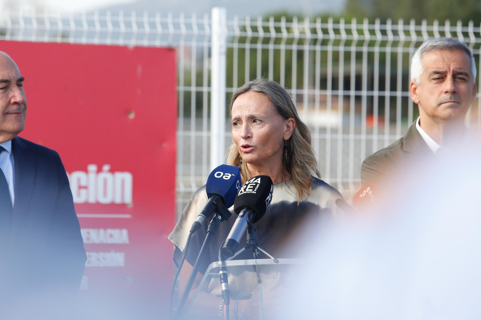 Las fotos de la inauguración de las pistas de exámenes de conducir en Algeciras