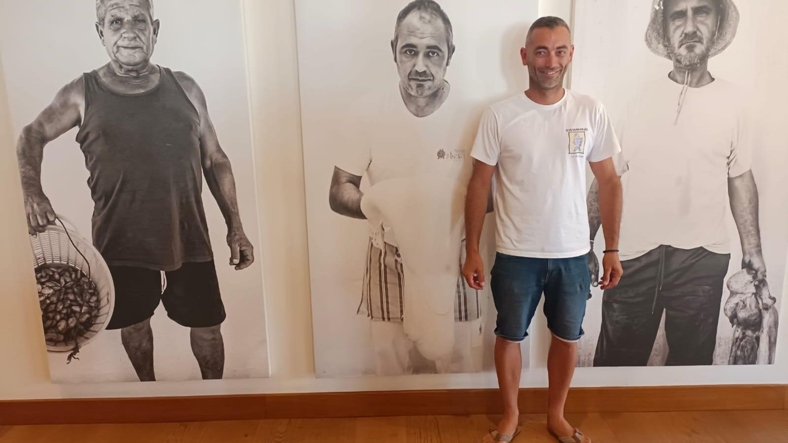 Emilio Marín, pescador y hombre de confianza del equipo de Cataria. Emilio Marín, pescador y hombre de confianza del equipo de Cataria.