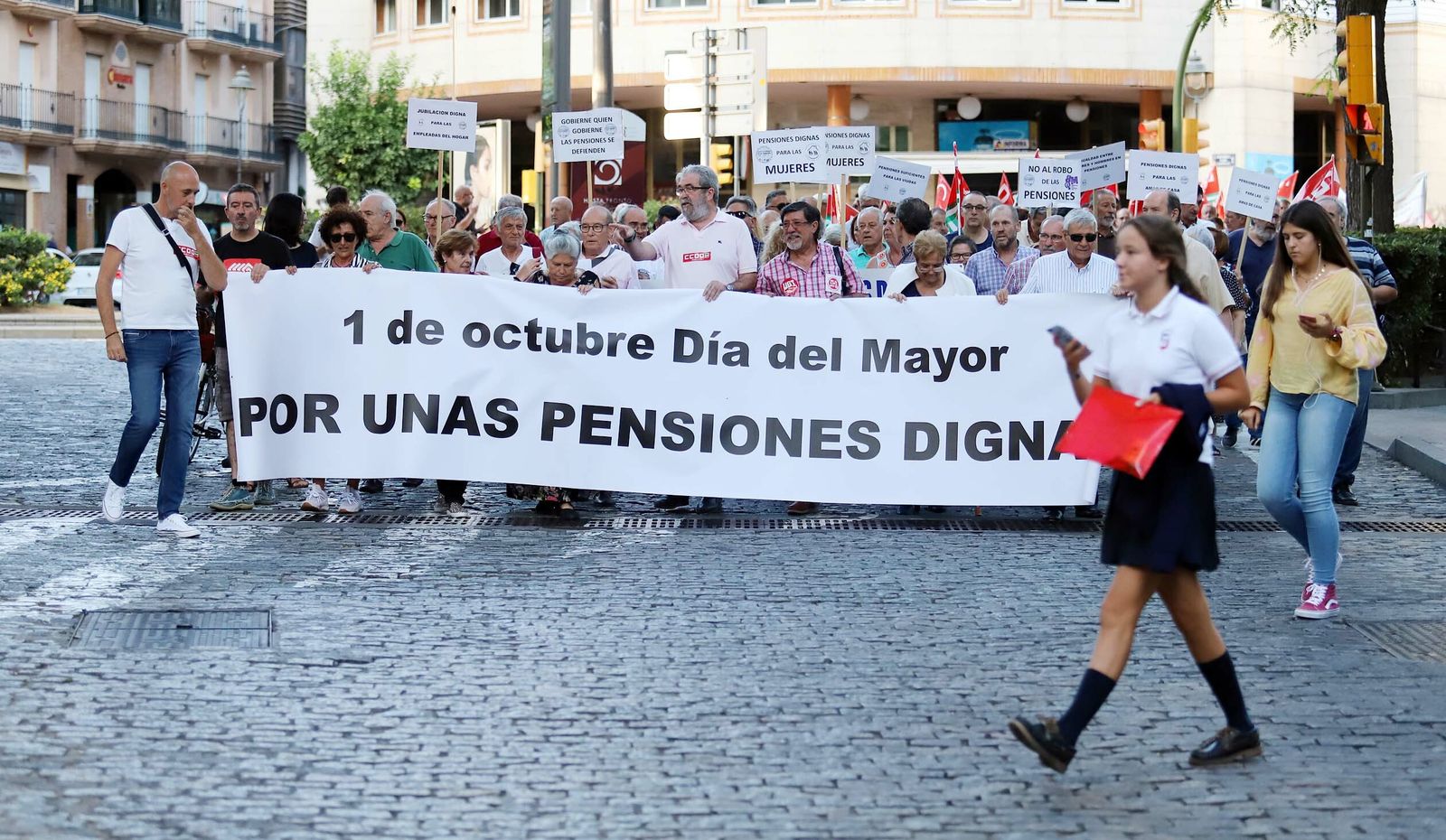 Imágenes de la manifestación "Por unas pensiones dignas"