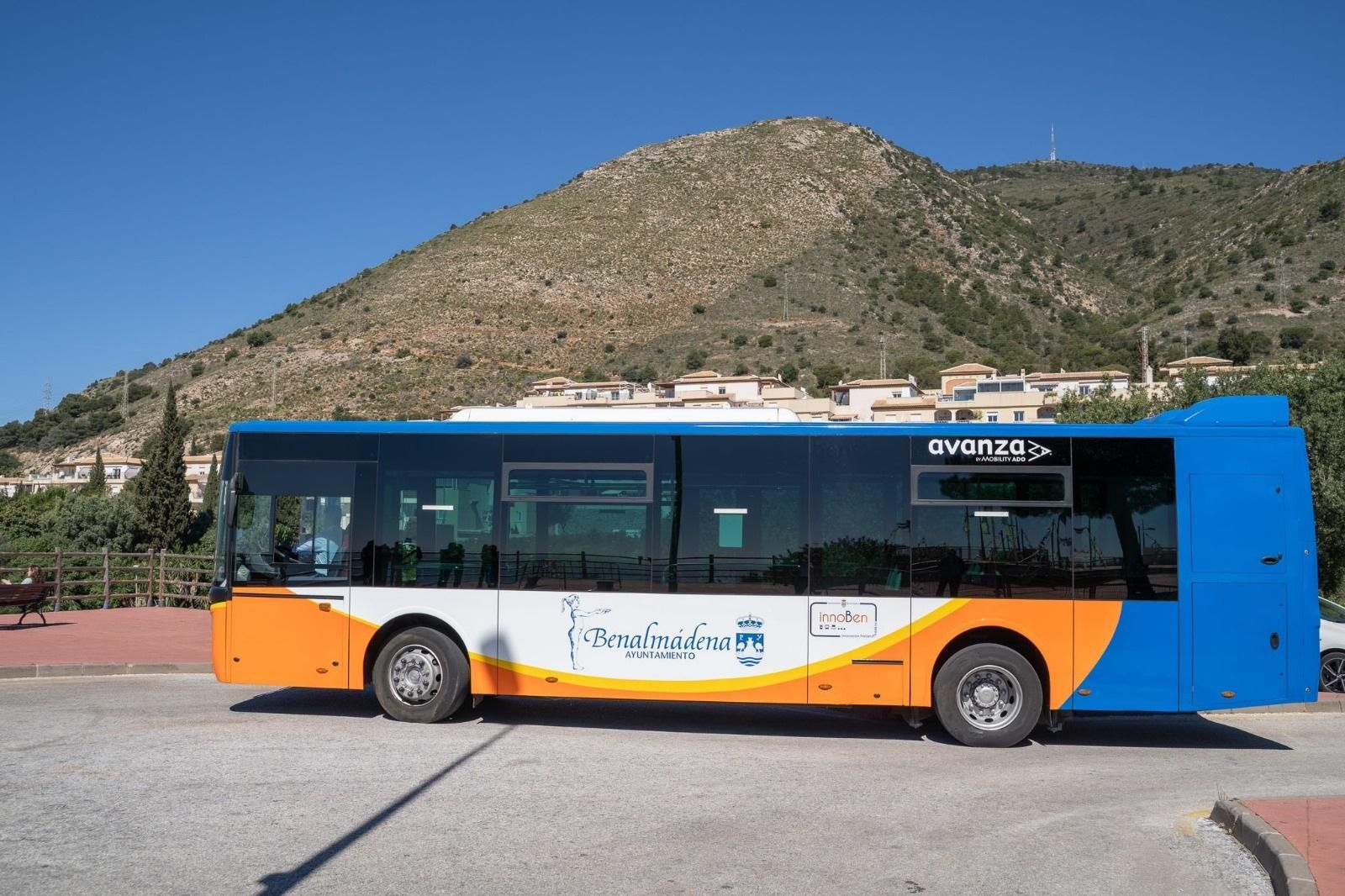Un autobús del servicio de transporte público.