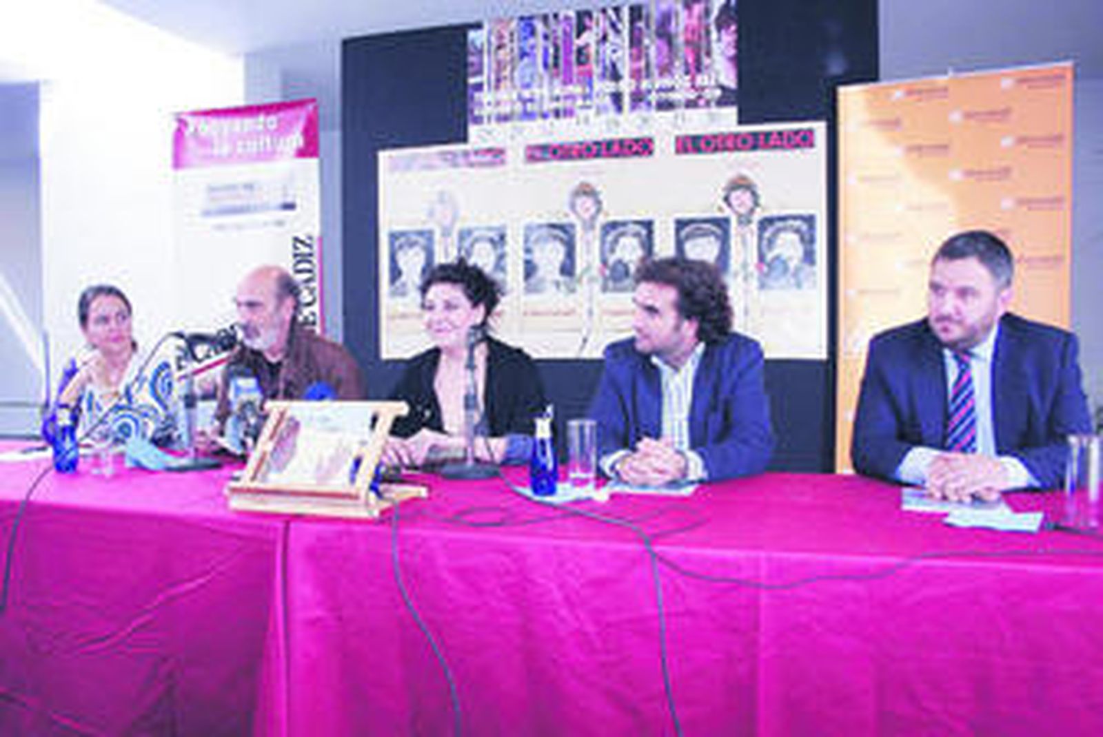 De izquierda a derecha, Teresa Almendros, Eusebio Lázaro, Charo López, Millán Alegre y Raimundo García-Figueras.