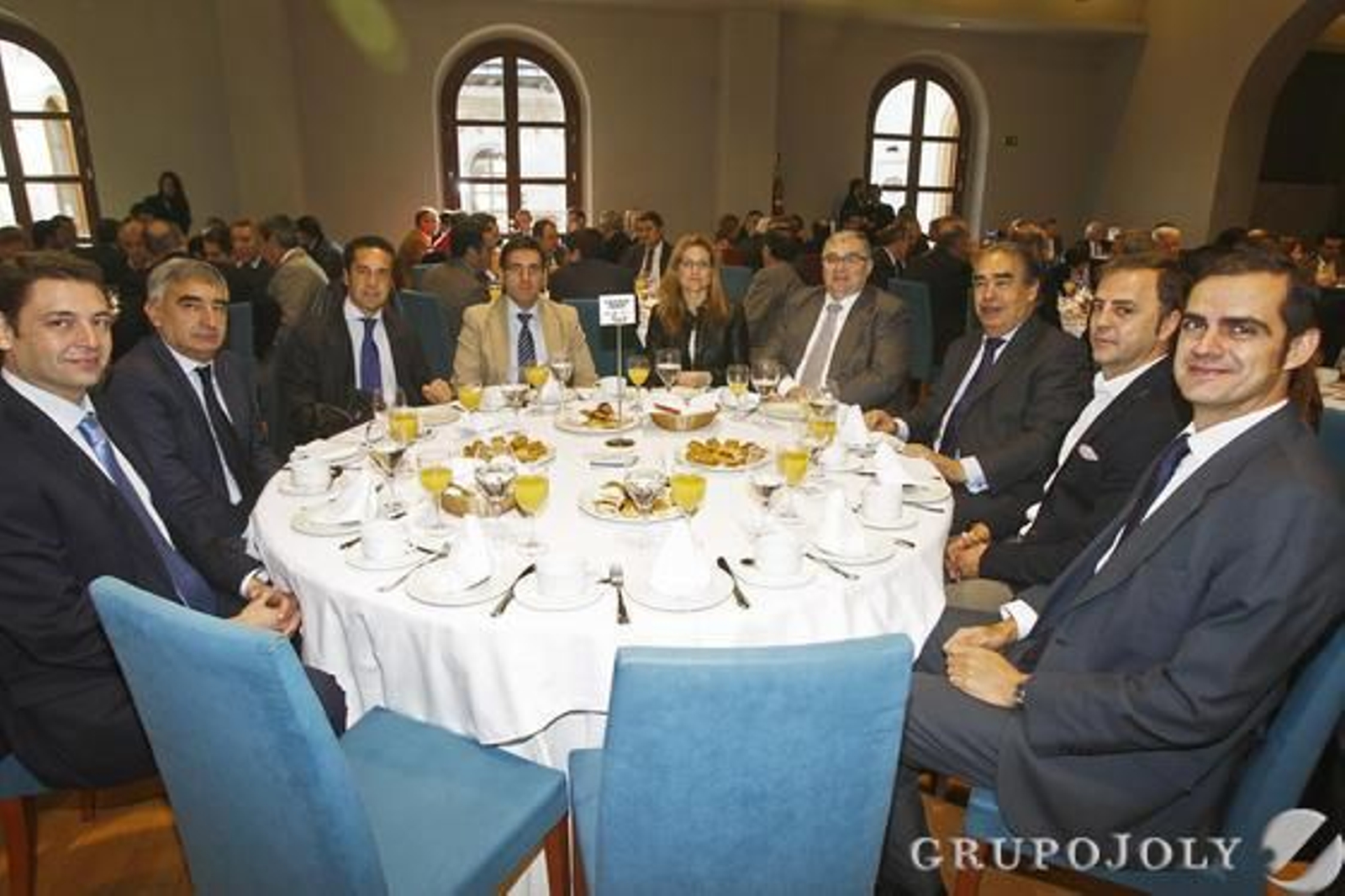 Jaime Cánovas, Narciso Fernández, Francisco García Andión, Carlos María Castro, Aurora Yuste, Francisco Yuste, Fernando de Andrés, Ignacio Bardon y Agustín Puche.

Foto: Joaquin Pino