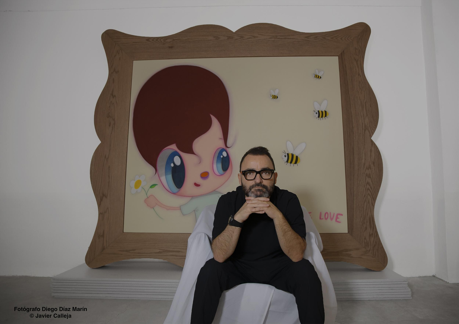 El artista malagueño Javier Calleja en un fotografía de archivo.