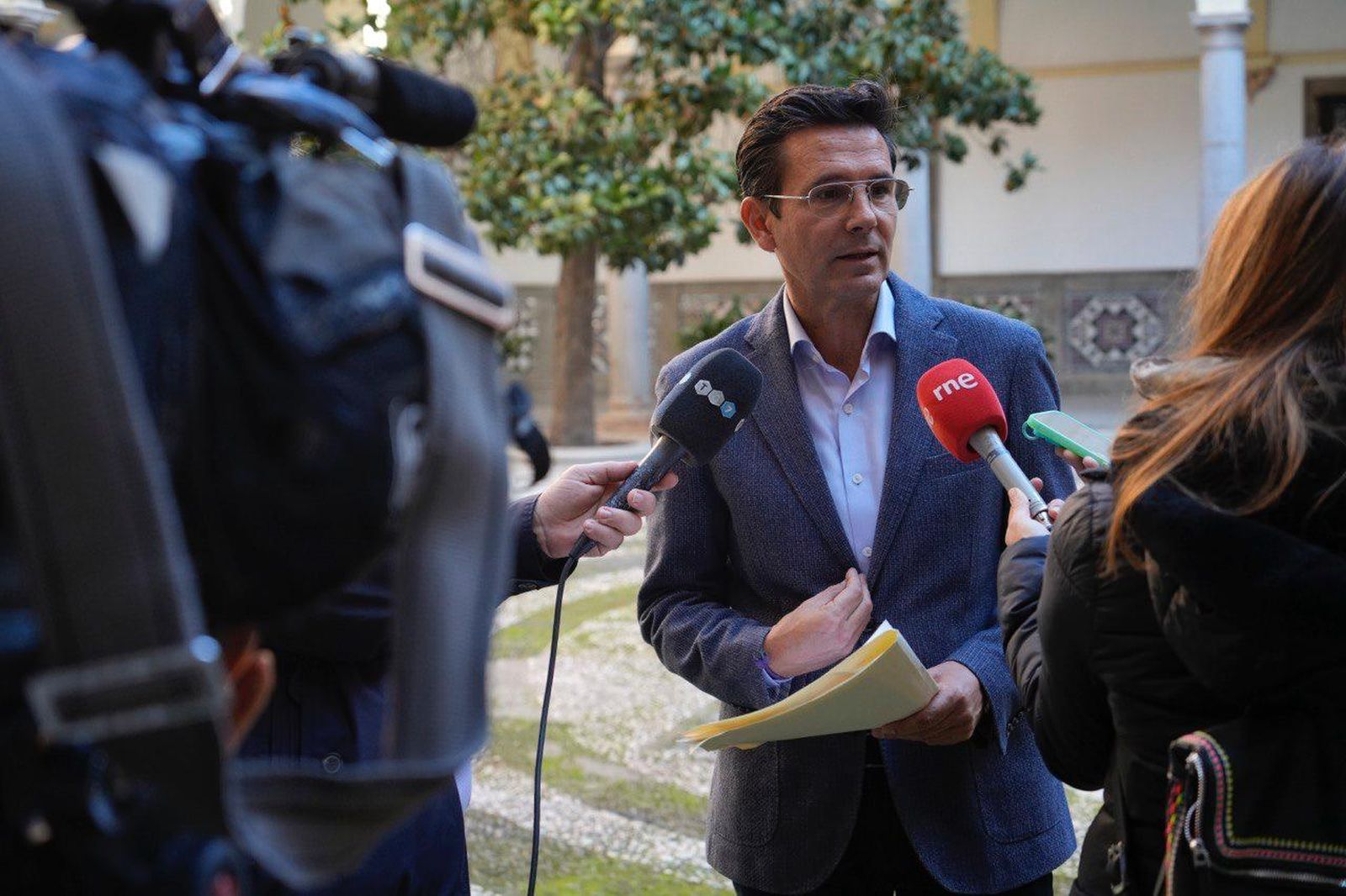 El portavoz del PSOE en el Ayuntamiento de Granada, Paco Cuenca