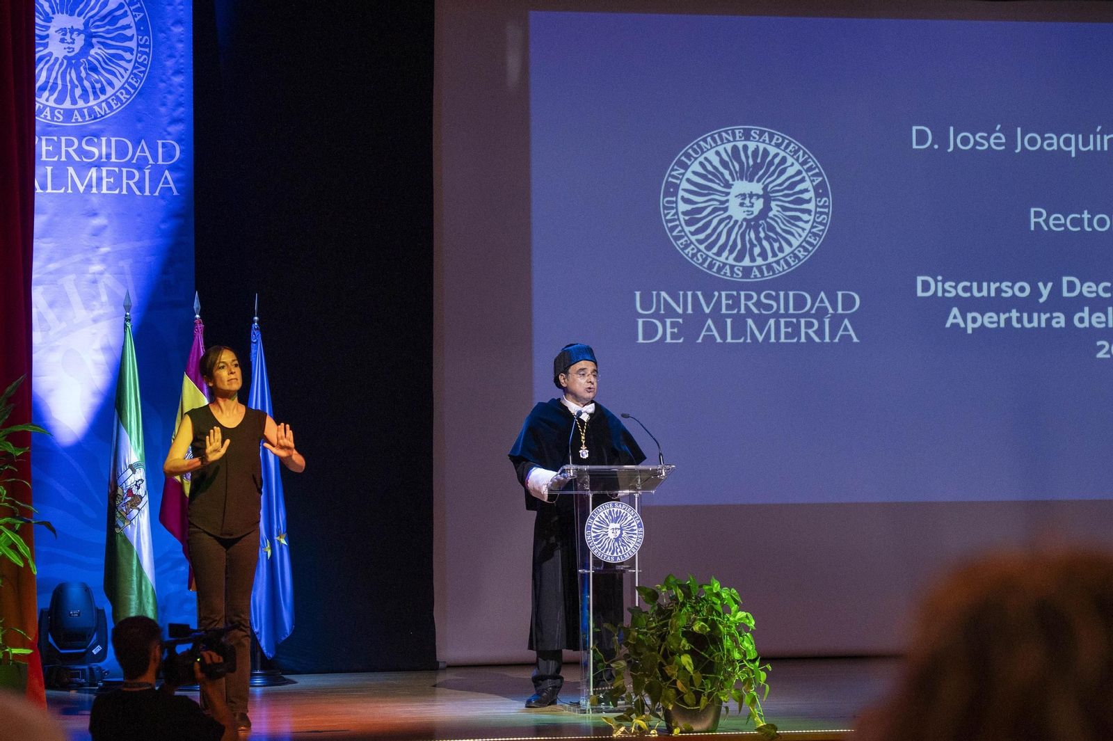 Acto académico de apertura del curso 2025-2026 en la UAL