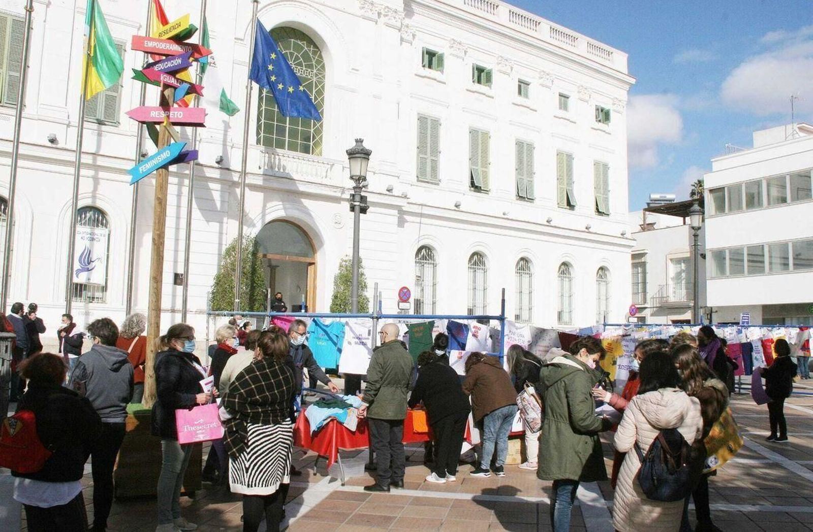 Una imagen de las actividades llevadas a cabo el pasado año con motivo del 25-N.