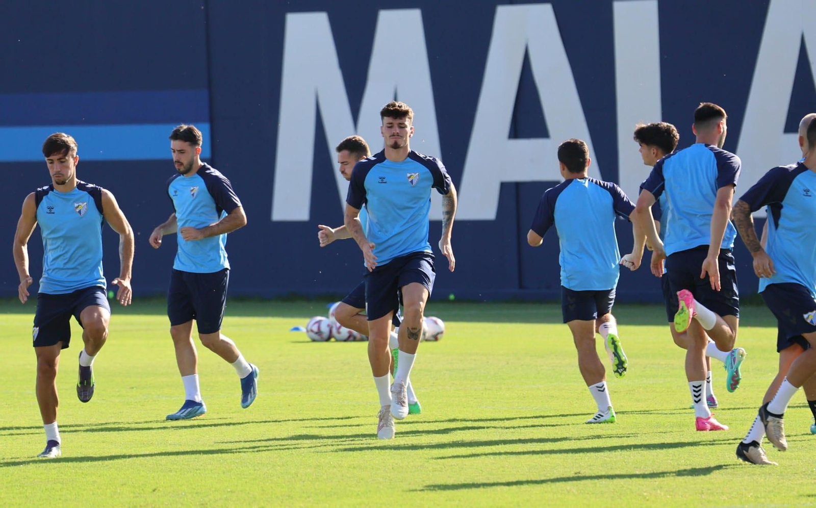El primer entrenamiento de Roko Baturina y Luismi Sánchez, en fotos