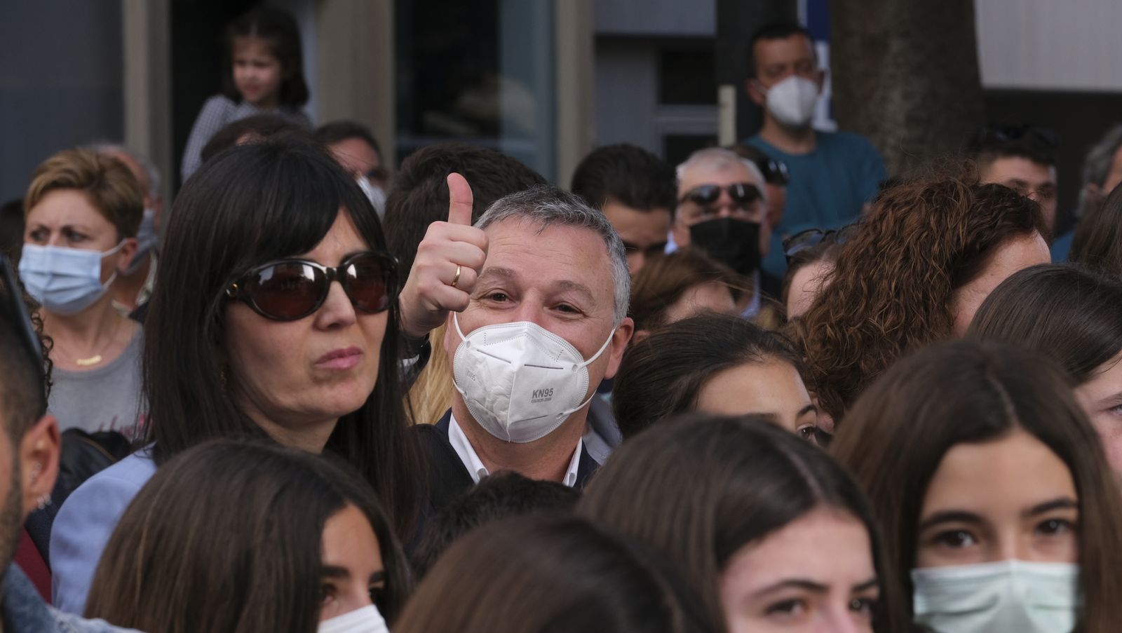 Fotogalería procesión de la Santa Cena. Semana Santa de Almería 2022.