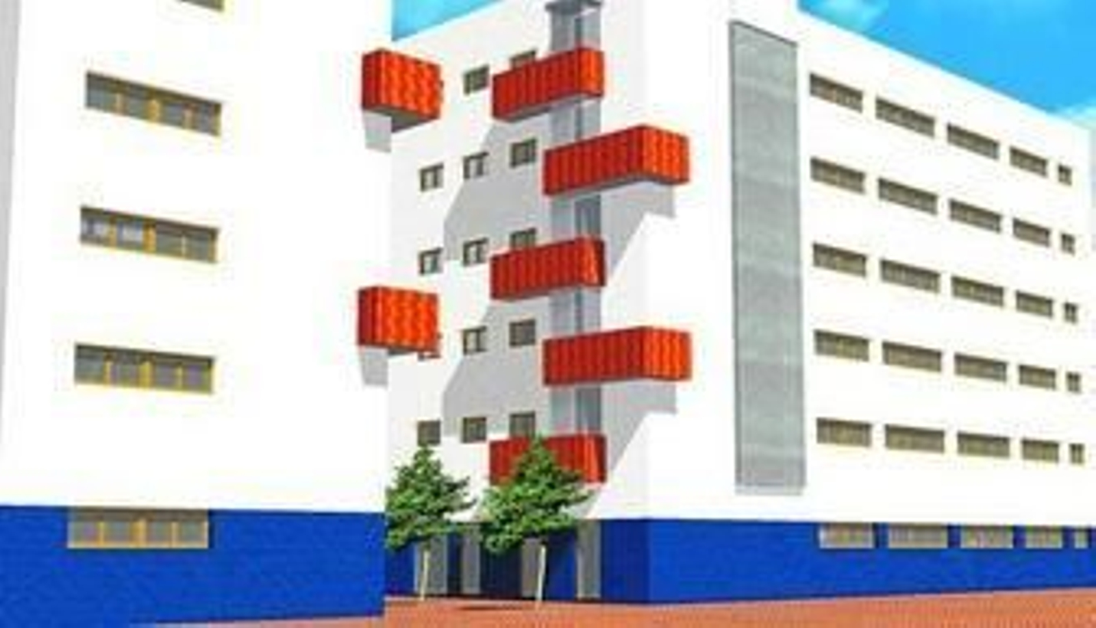 Imagen de las futuras viviendas protegidas en Abárzuza.