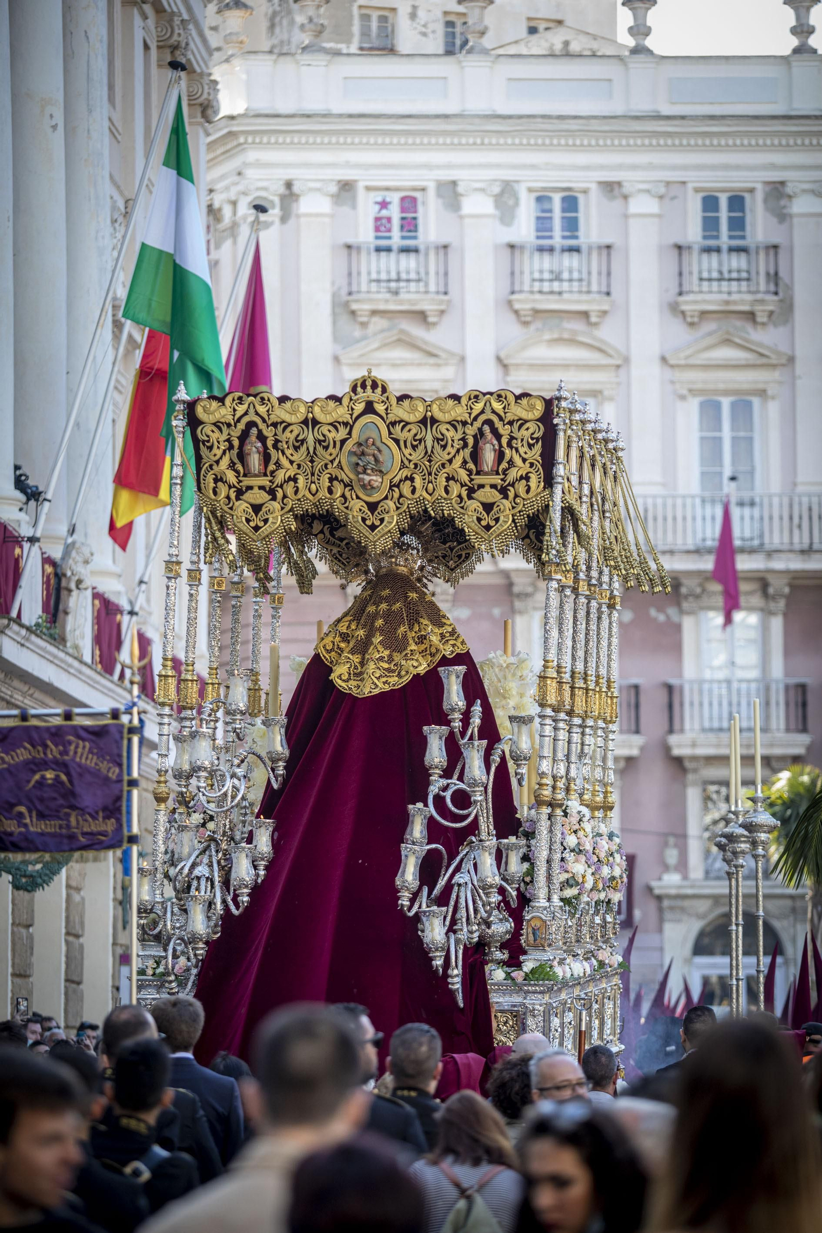 Las imágenes de la cofradía de Sentencia en la Semana Santa de Cádiz 2022