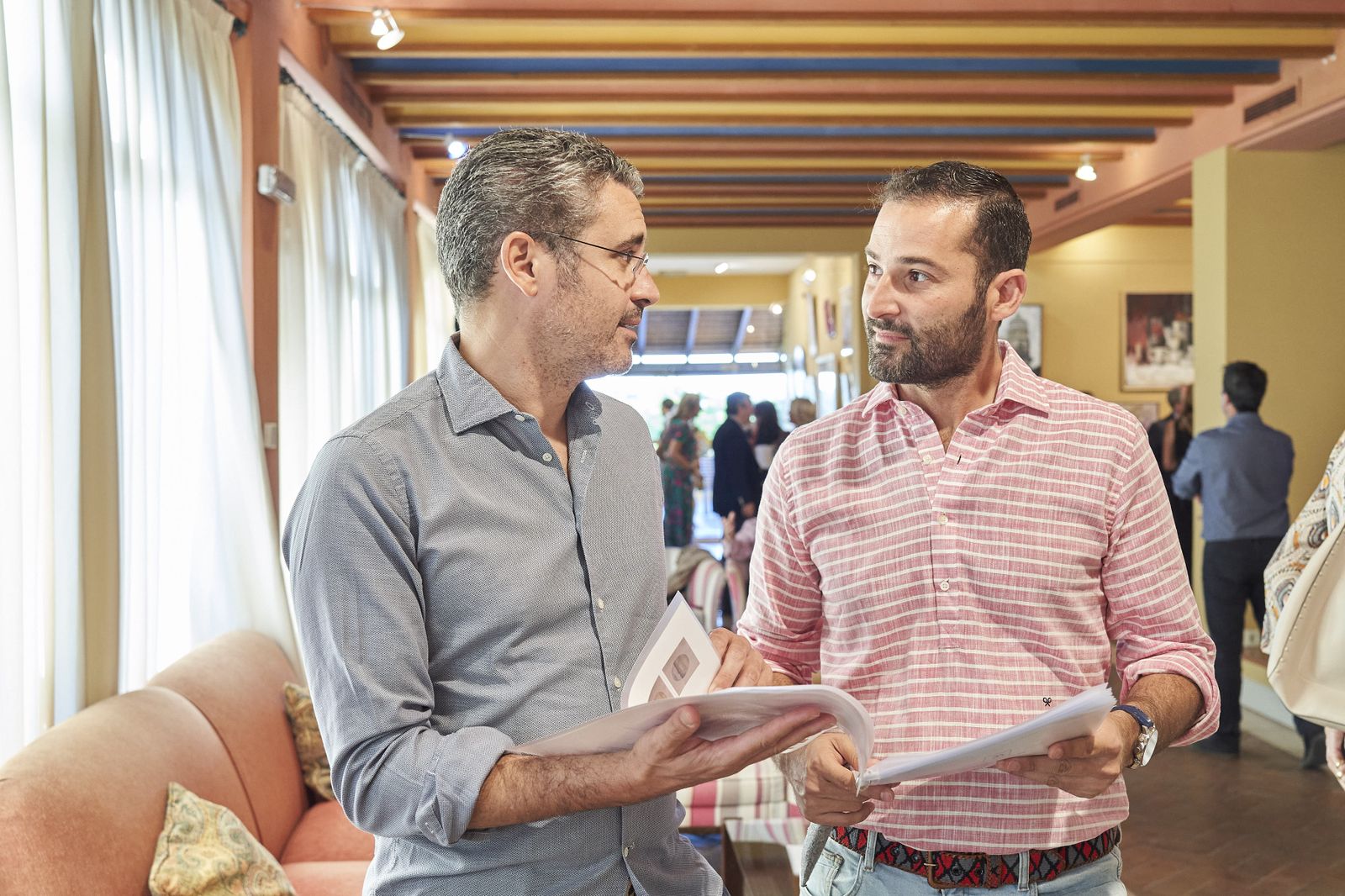 Inauguración de la exposición por del 30 aniversario Del Real Club de Golf