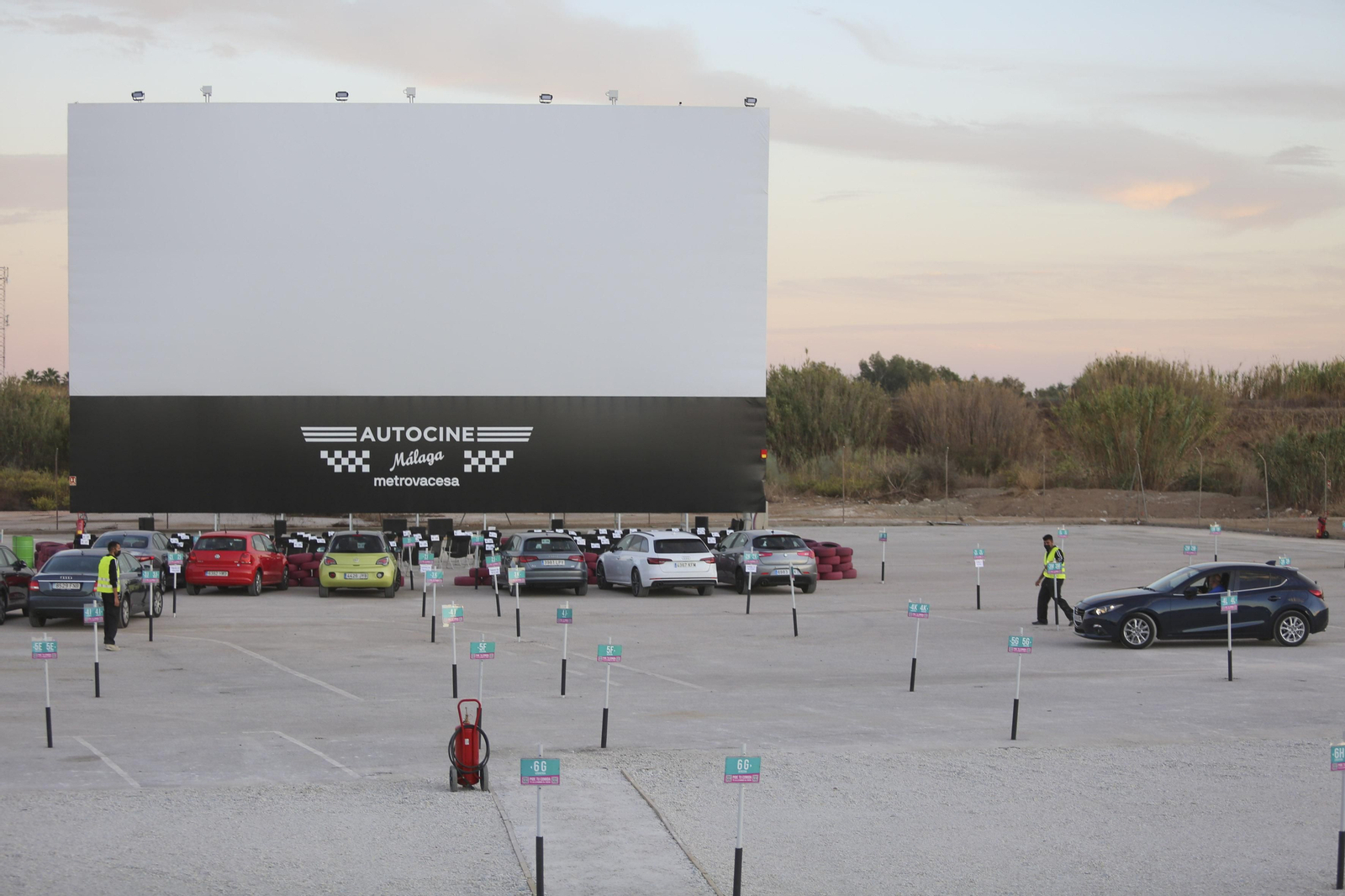 El Autocine Málaga Metrovacesa, en fotos