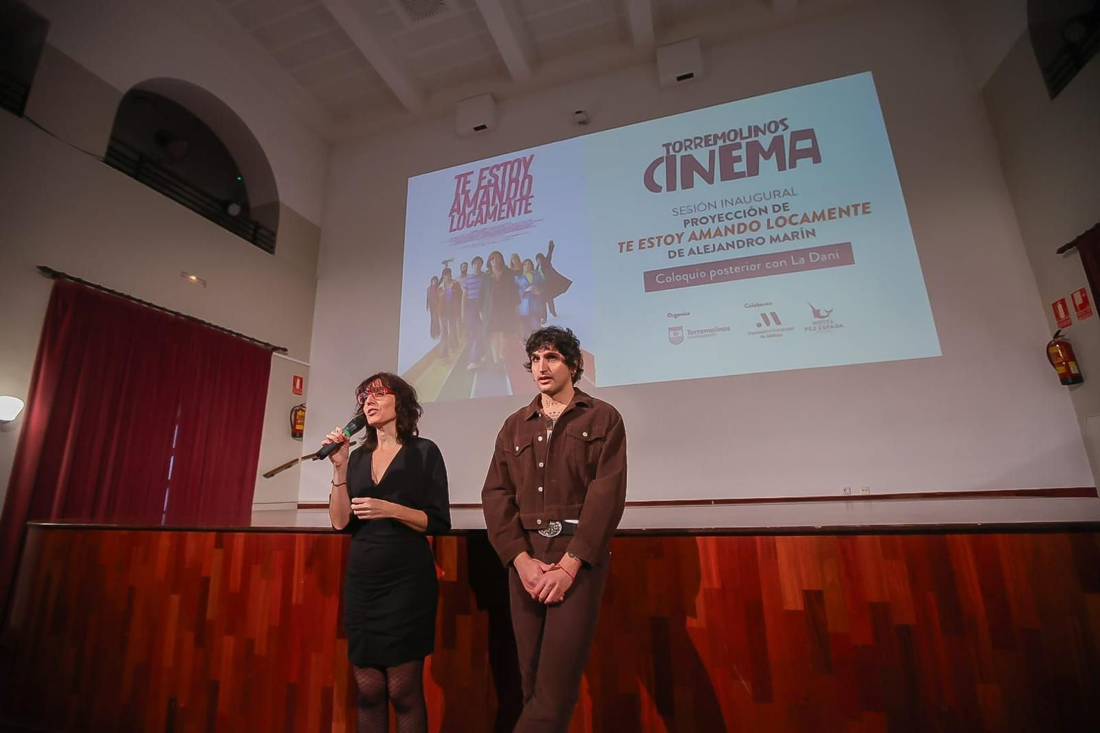 Una sesión de la muestra con el actor La Dani.