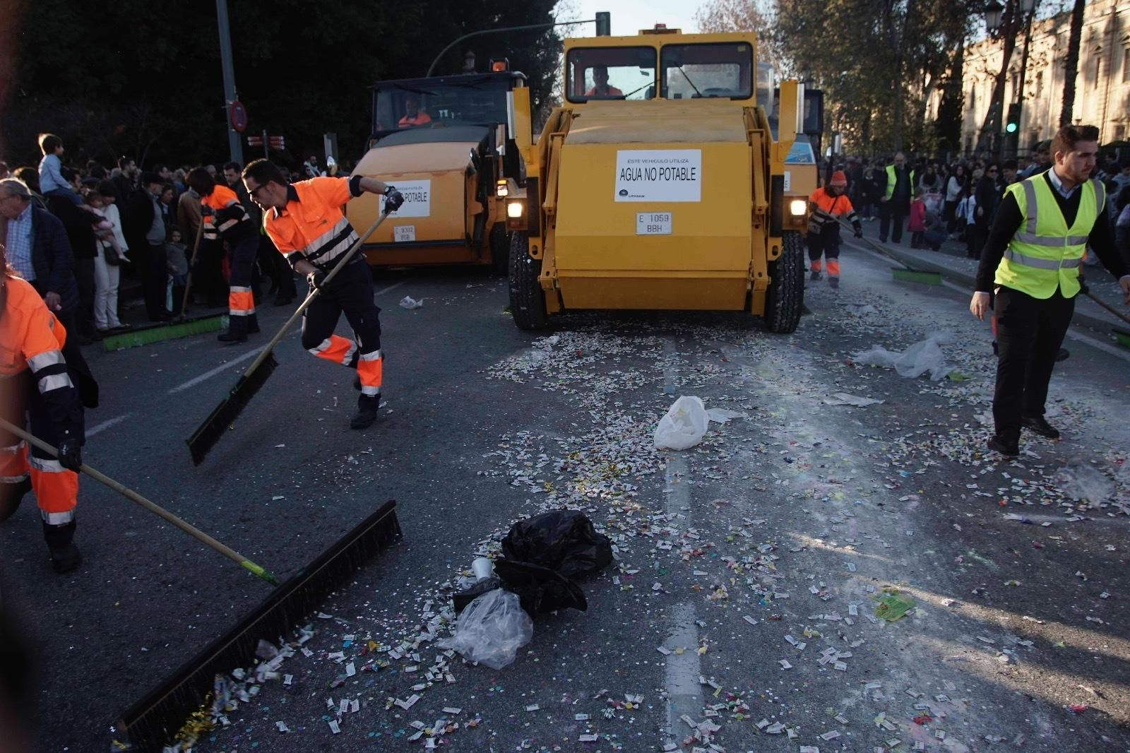 La Cabalgata de Reyes Magos de Sevilla, en imágenes
