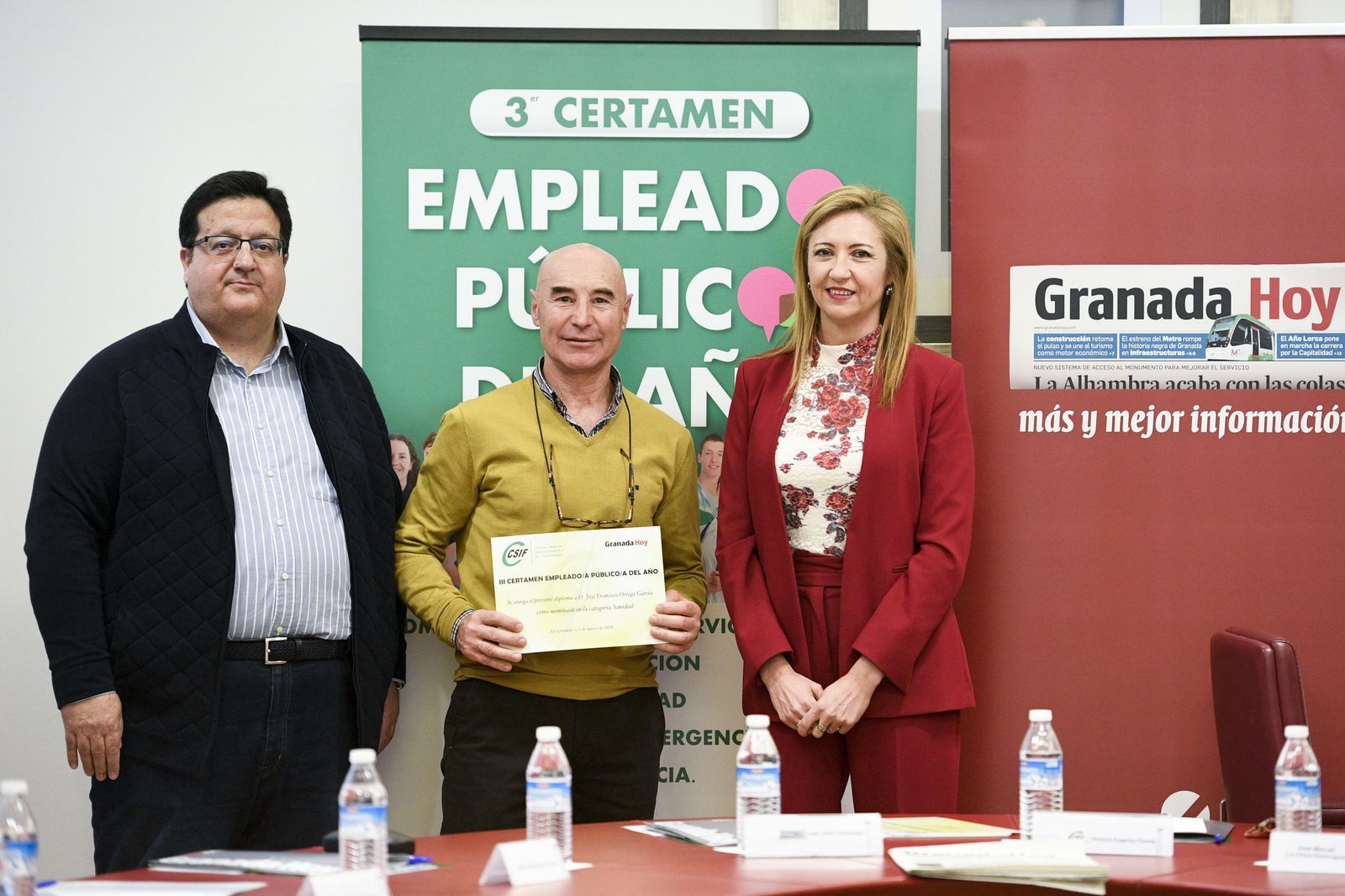 Nominado Sanidad: José Francisco Ortega, celador del Hospital Virgen de las Nieves.