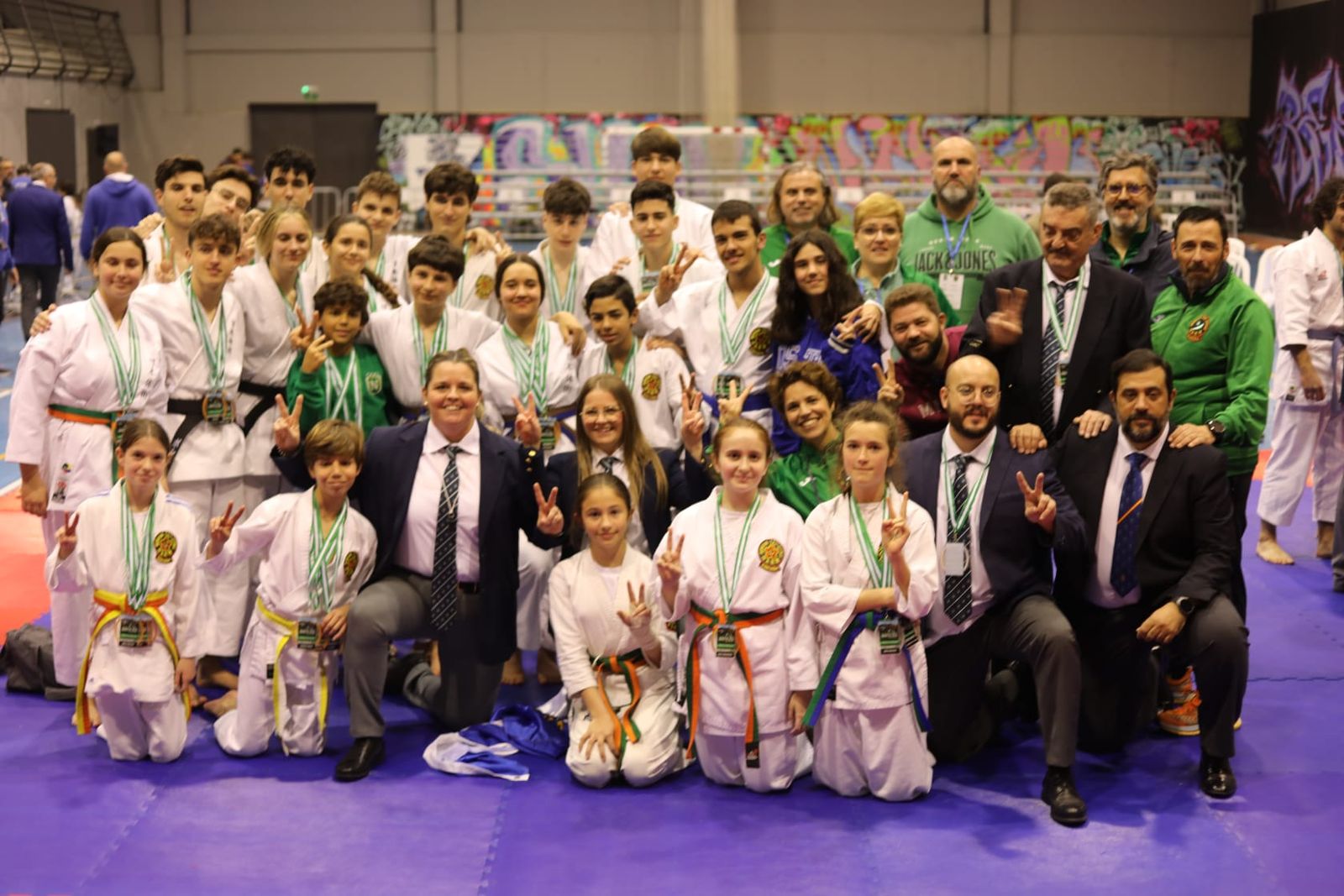 Los mejores momentos de la Escuela de Nihon Tai-Jitsu del Club Nazaret en el Andaluz